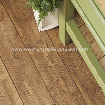 Vinílicos madera Suelo Vinílico Brown Feature Strip 0031